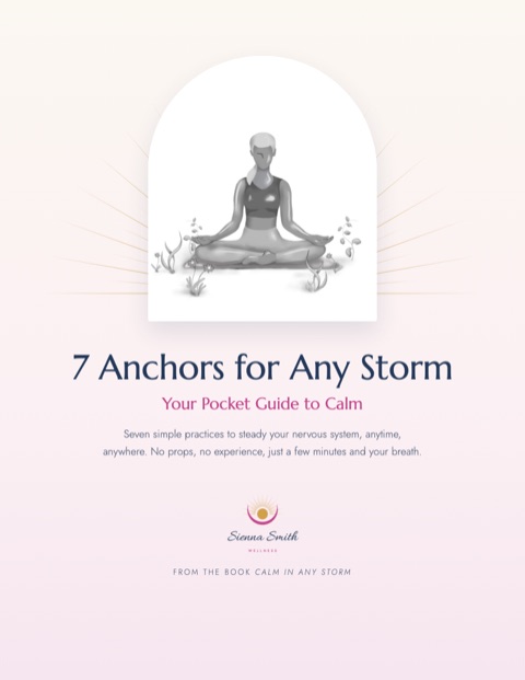 Cover of 7 Anchors for Any Storm, Your Pocket Guide to Calm