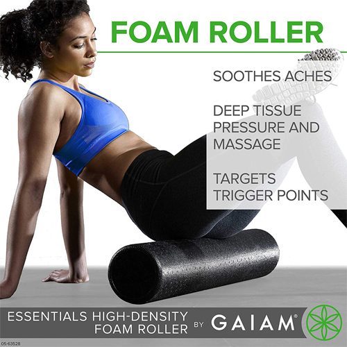Gaiam Foam Roller - High Density 36 Inch